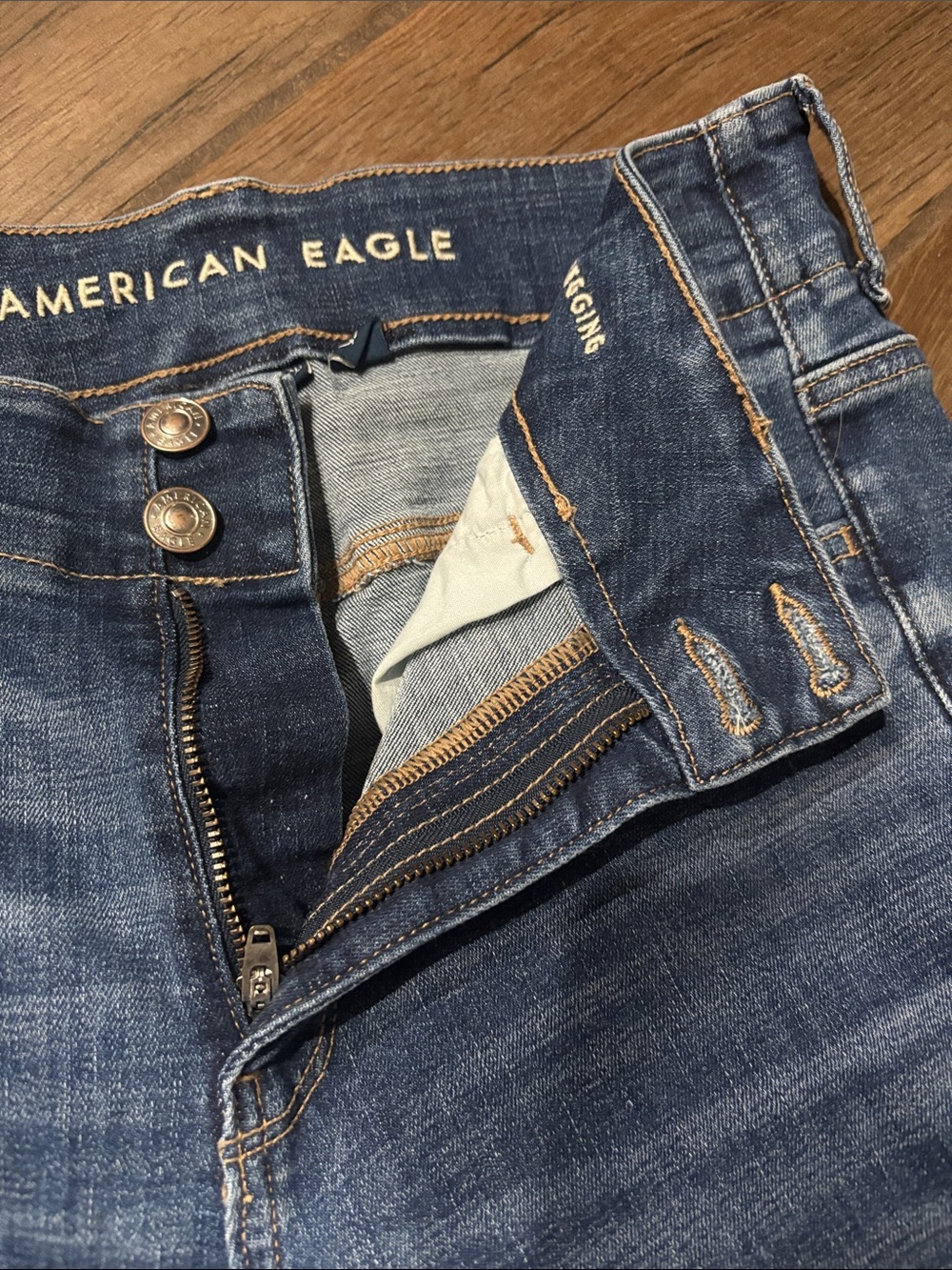 American Eagle Outfitters Blue Cargo Jegging - Picture 5 of 9